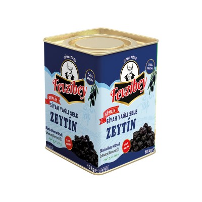 Siyah Zeytin Gemlik Yağlı Sele Teneke