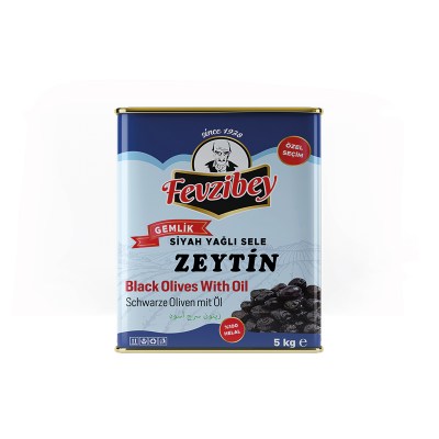 Fevzibey Gemlik Siyah Yağlı Sele Zeytin