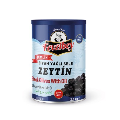 Fevzibey Gemlik Siyah Yağlı Sele Zeytin