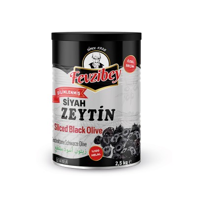 Fevzibey Dilimlenmiş Siyah Zeytin