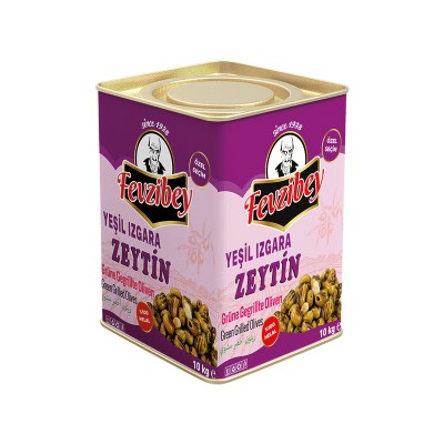 Fevzibey Yeşil Izgara zeytin teneke