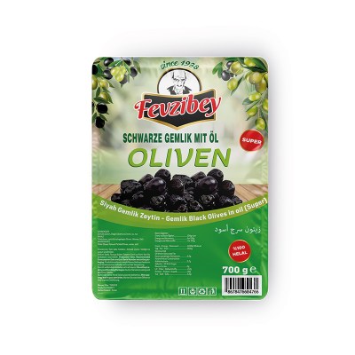 Siyah Gemlik Zeytin Süper 700g
