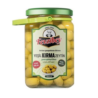 Fevzibey Yeşil Kırma Zeytin 